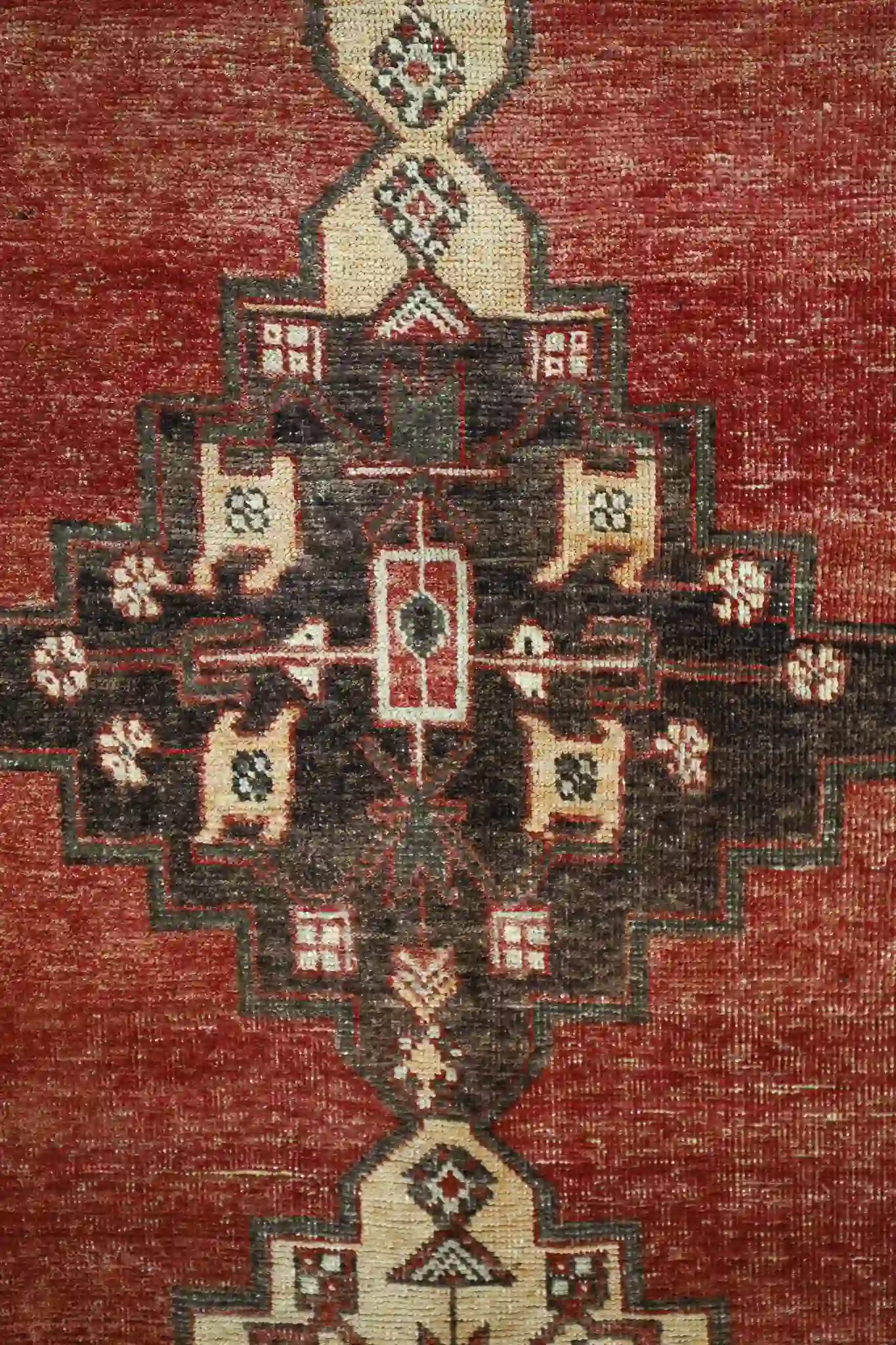 4' x 11' Beige Fine Hand-Knotted Turkish Oushak Runner – Traditional Wool - Image 5