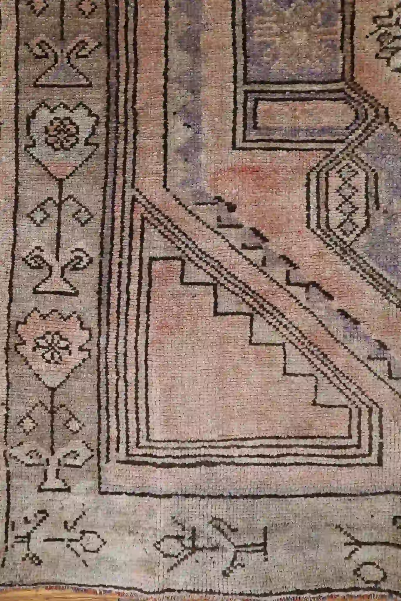 4' x 12' Gray Fine Hand-Knotted Turkish Oushak Rug – Vintage Runner Wool - Image 5