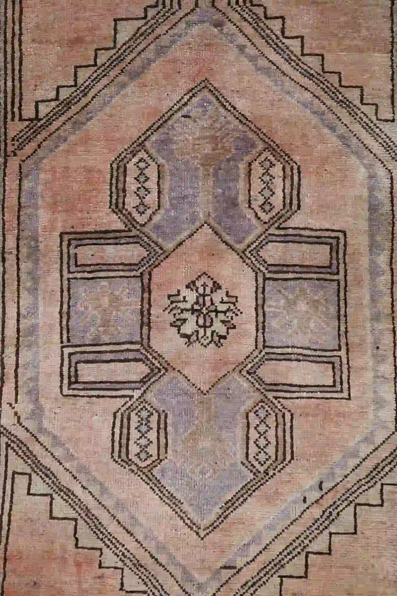 4' x 12' Gray Fine Hand-Knotted Turkish Oushak Rug – Vintage Runner Wool - Image 6